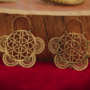 Geometric Butterfly Earrings