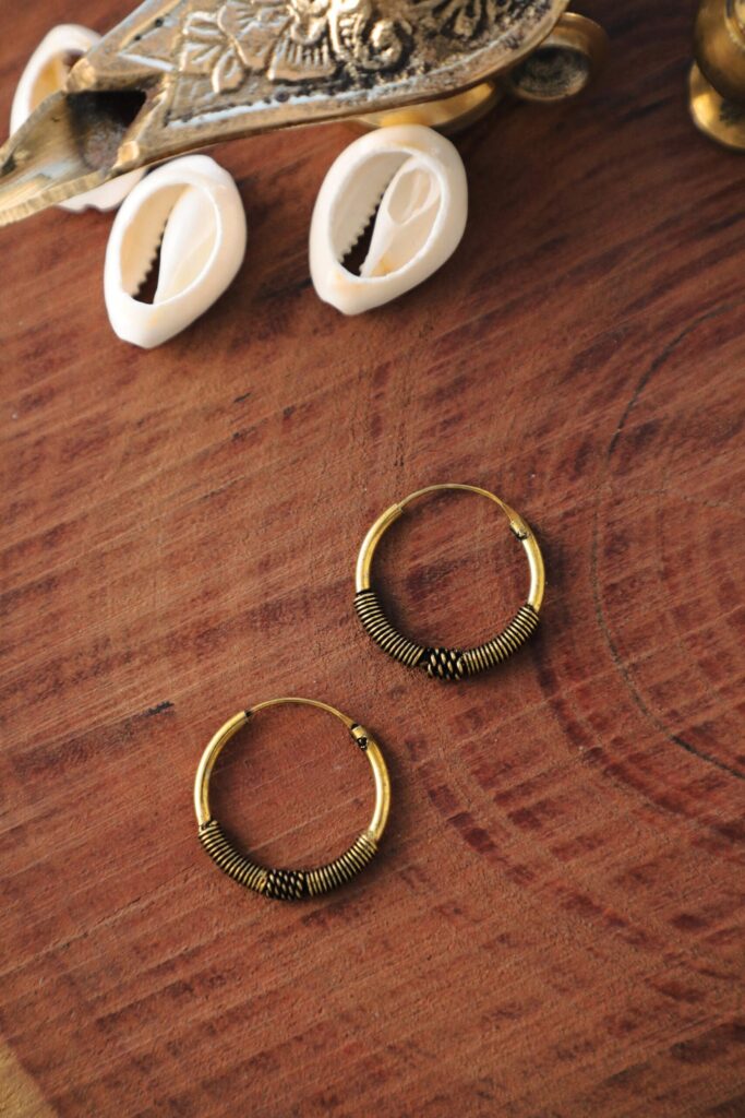 Boucles d’oreilles créoles tribales