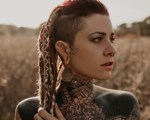 Boucles d’oreilles créoles tribales