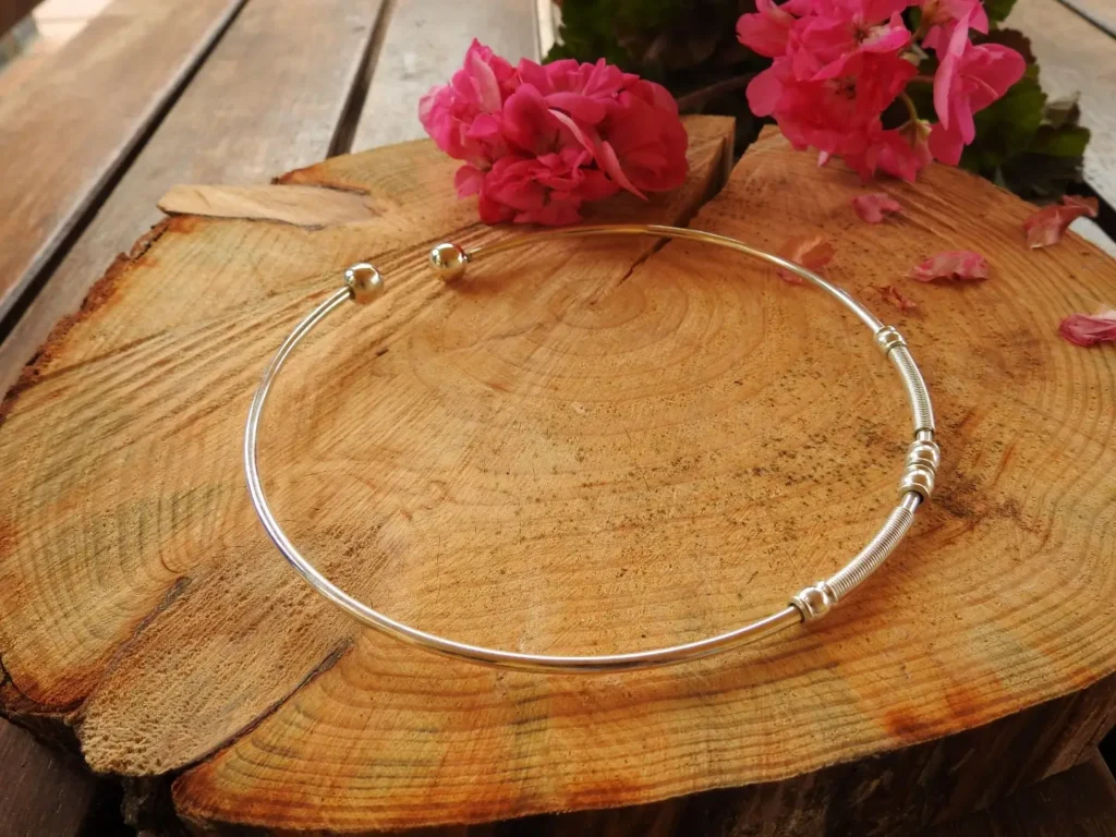 Flexible Draht Choker Halskette