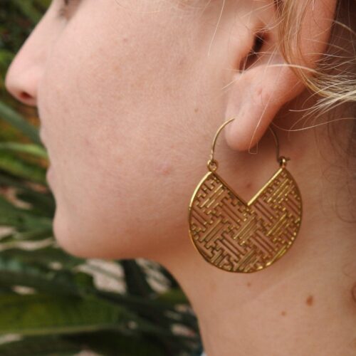 Perforated Earrings