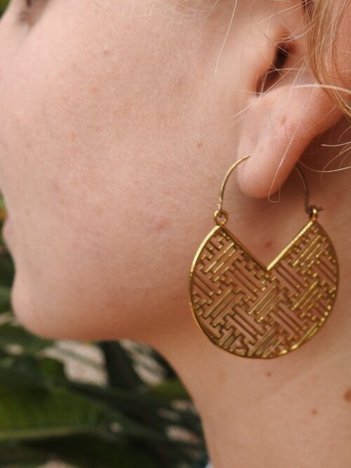 Perforated Earrings