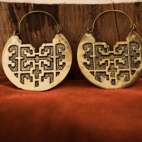 Shield Maze Earrings