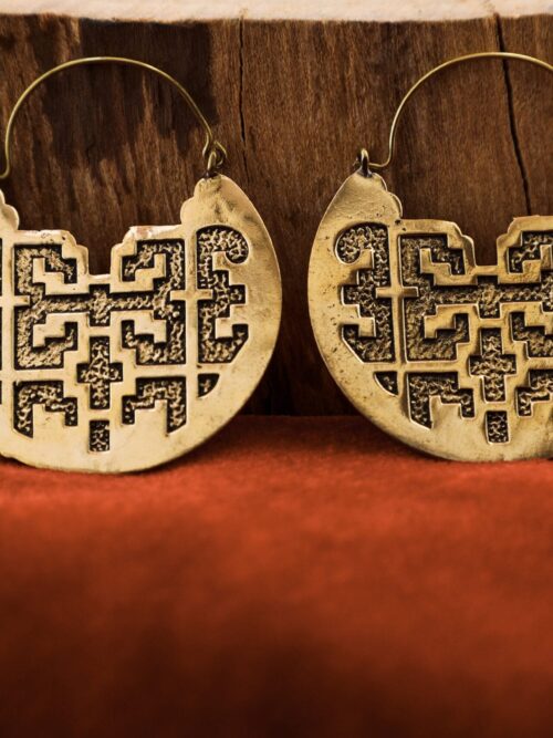 Shield Maze Earrings
