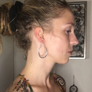 Pendientes de aro tribales