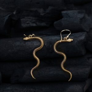 Boucles d’oreilles serpent