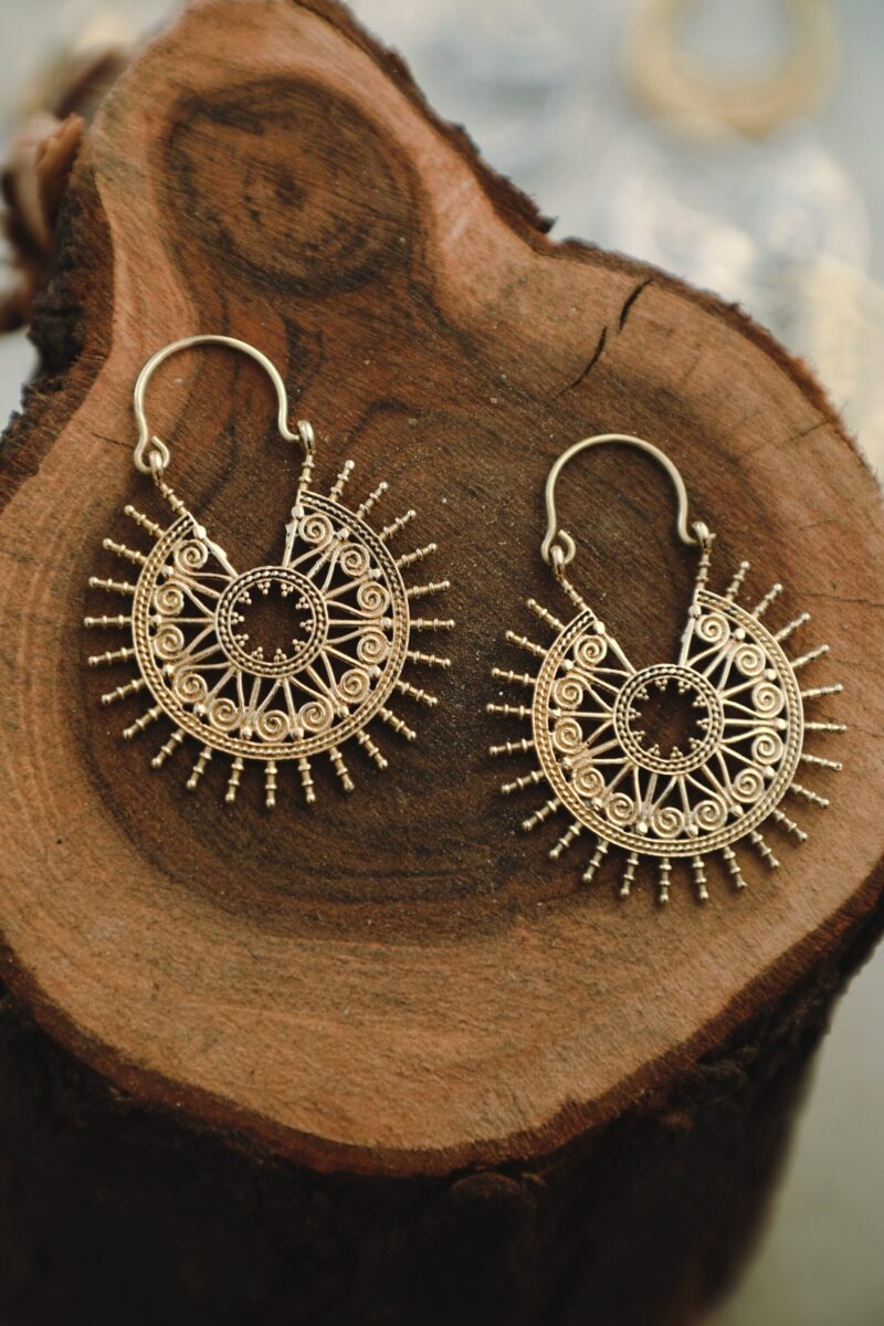 Wikinger Sonne Ohrringe