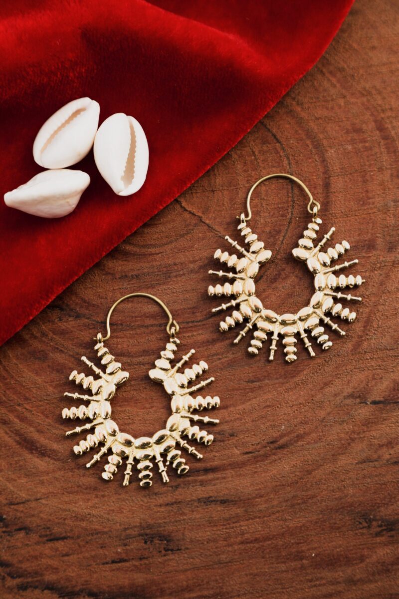 Pendientes de aro para el sol