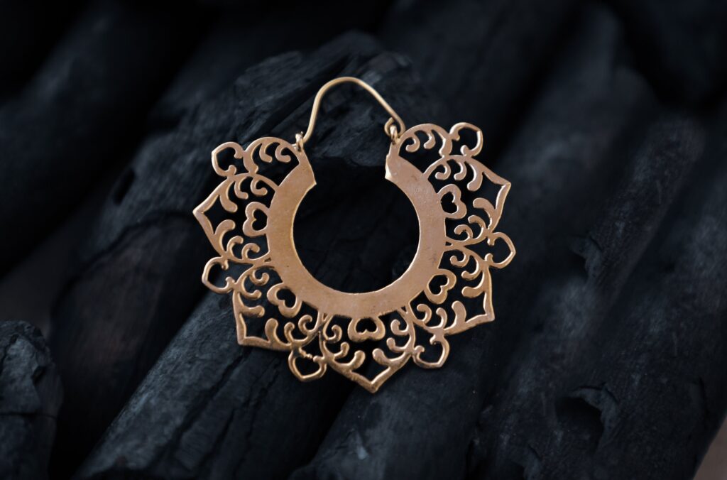 Tribal Brass Earrings
