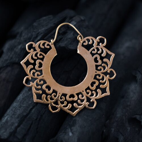 Tribal Brass Earrings
