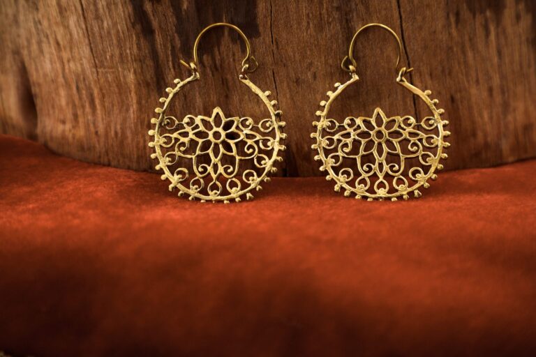 Boucles d’oreilles Mandala Lotus