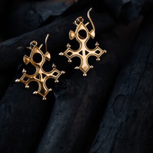 Agadez Kreuz Ohrringe