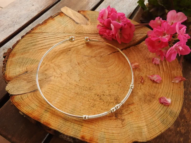 Flexible Draht Choker Halskette