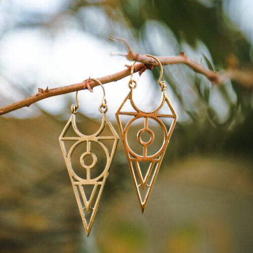 Geometric Sphere Earrings