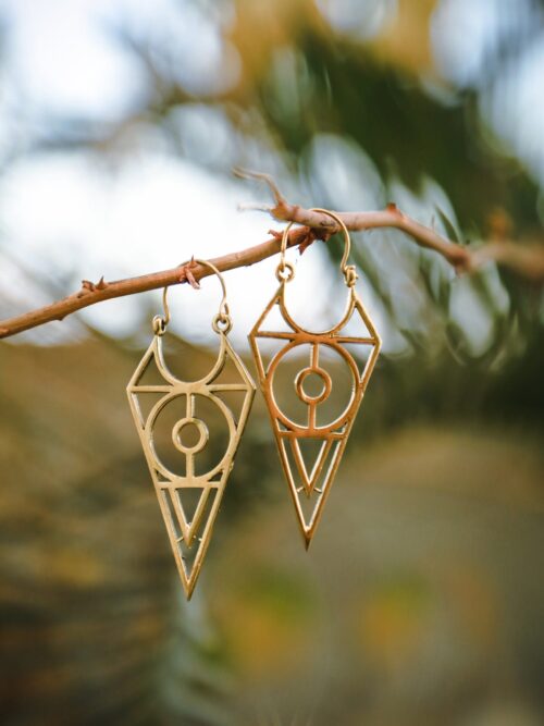 Geometric Sphere Earrings