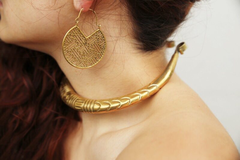 Pendientes perforados