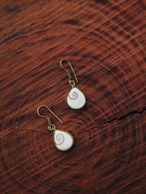 Boucle d’oreille coquillage