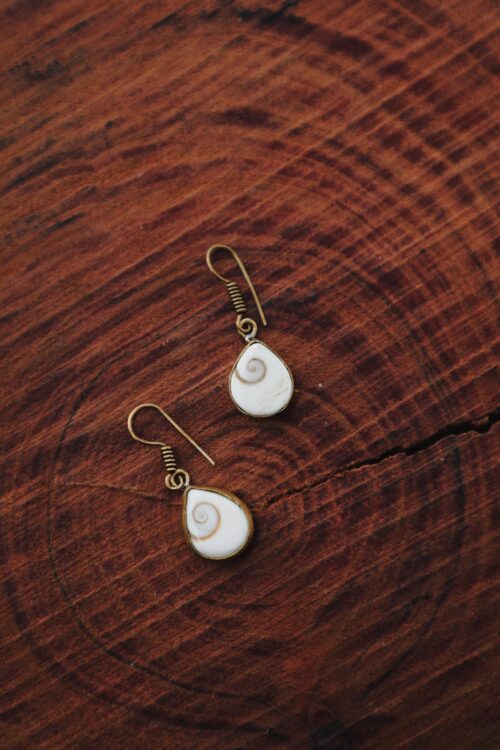 Boucle d’oreille coquillage