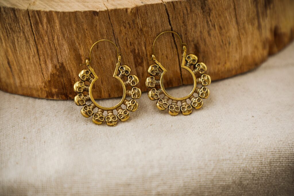 Tantra Skull Earrings