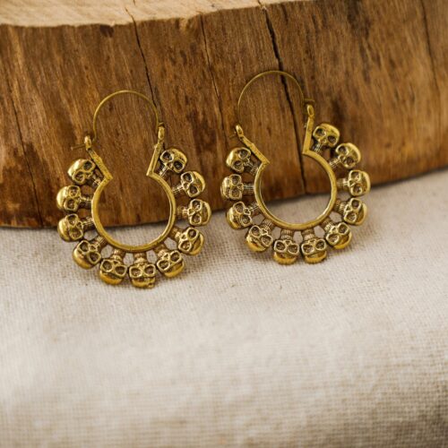 Boucles d’oreilles Tantra Skull