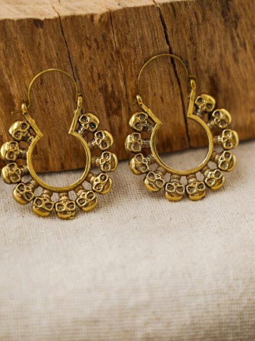 Tantra Skull Earrings