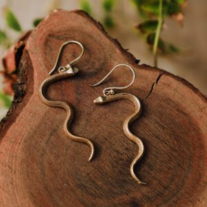 Boucles d’oreilles serpent