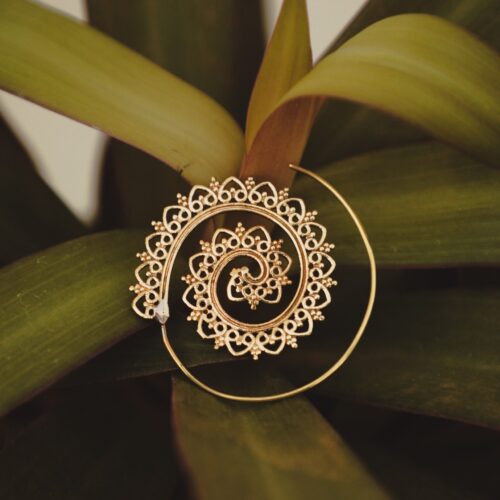 Spiral Engel Ohrringe