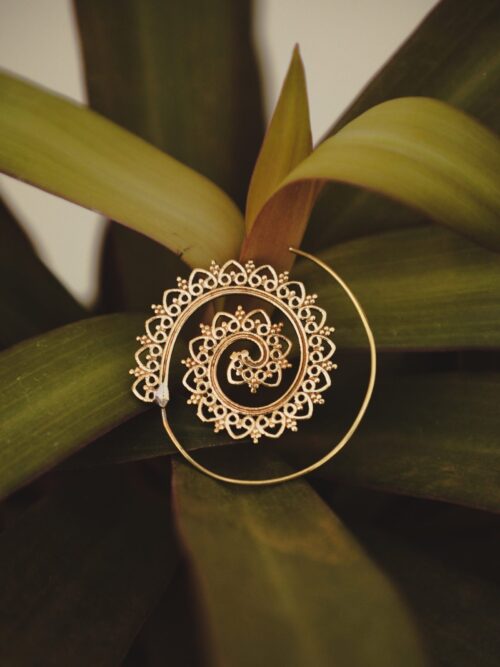 Spiral Angel Earrings
