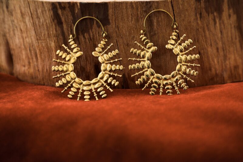 Pendientes de aro para el sol