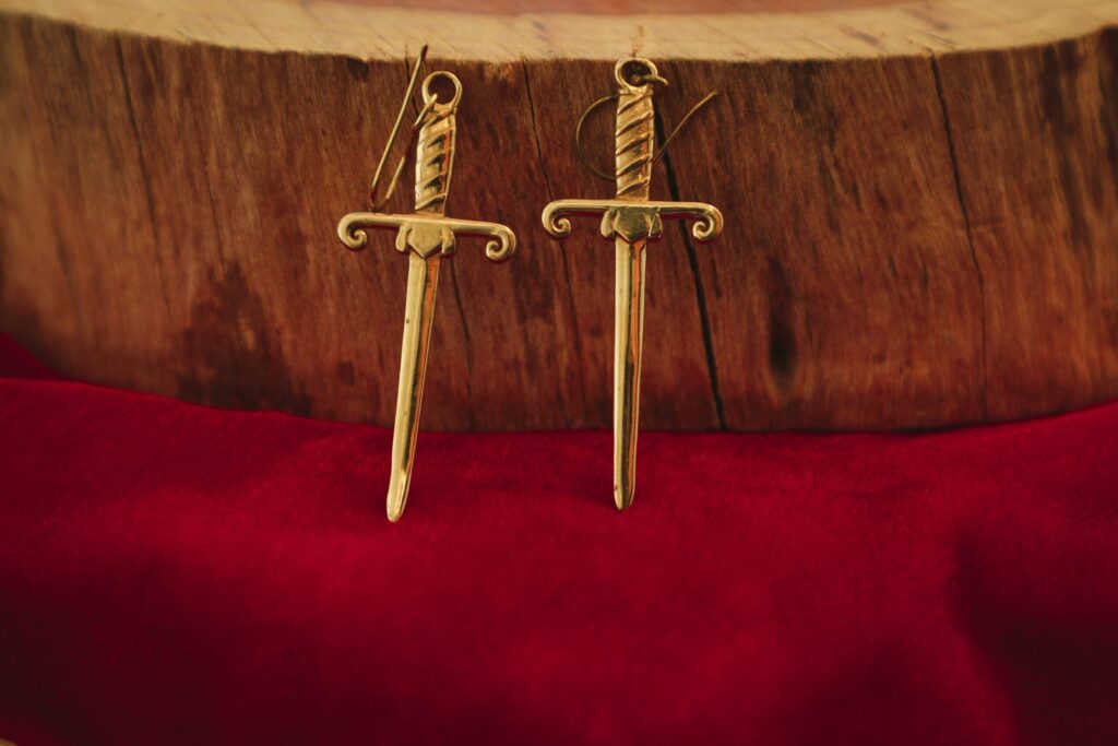 Sword Earrings