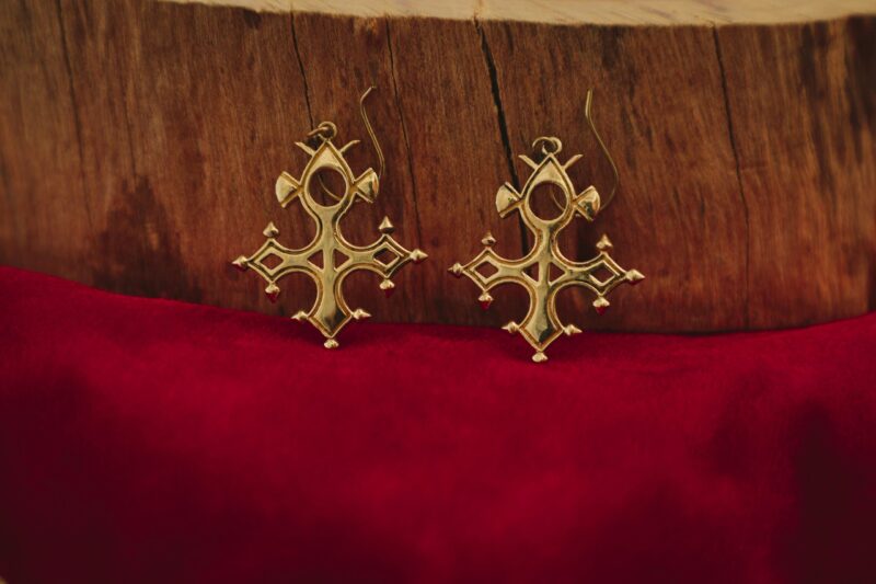Agadez Kreuz Ohrringe