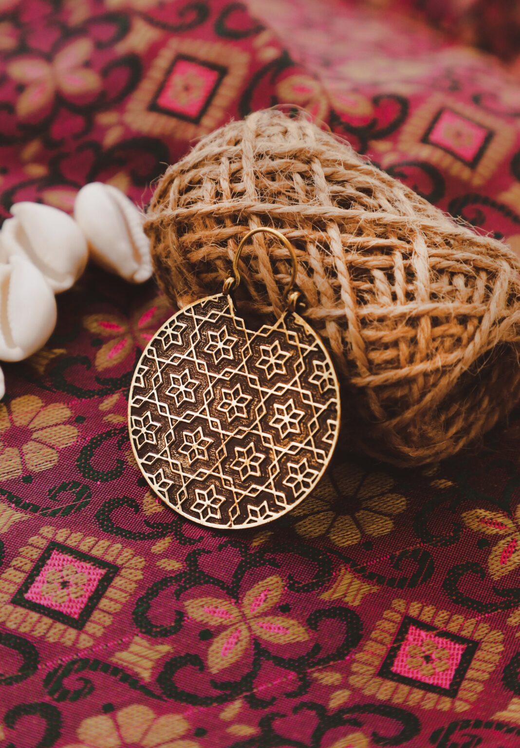 Tribal Hoop Earrings