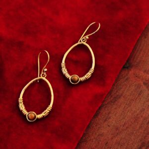 Tiger Eye Earring