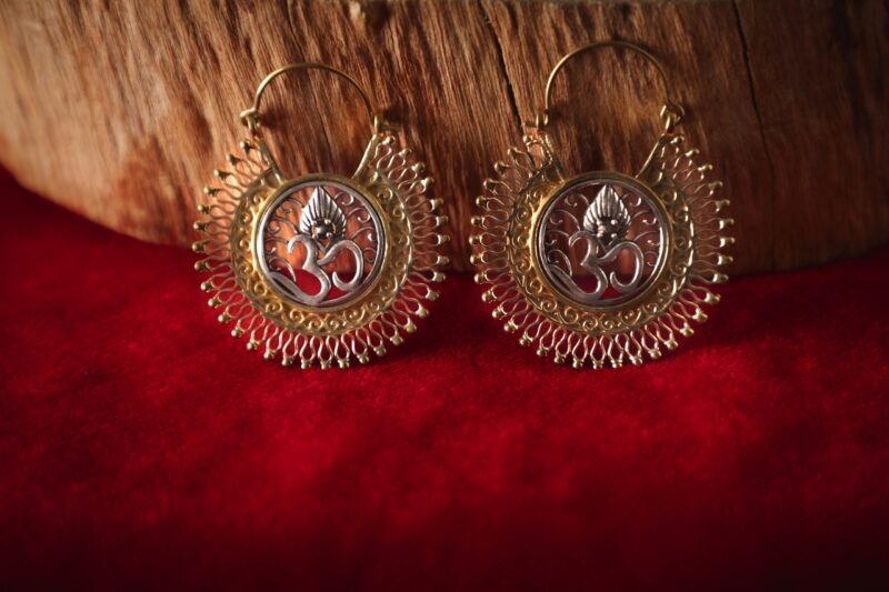 Om Earrings