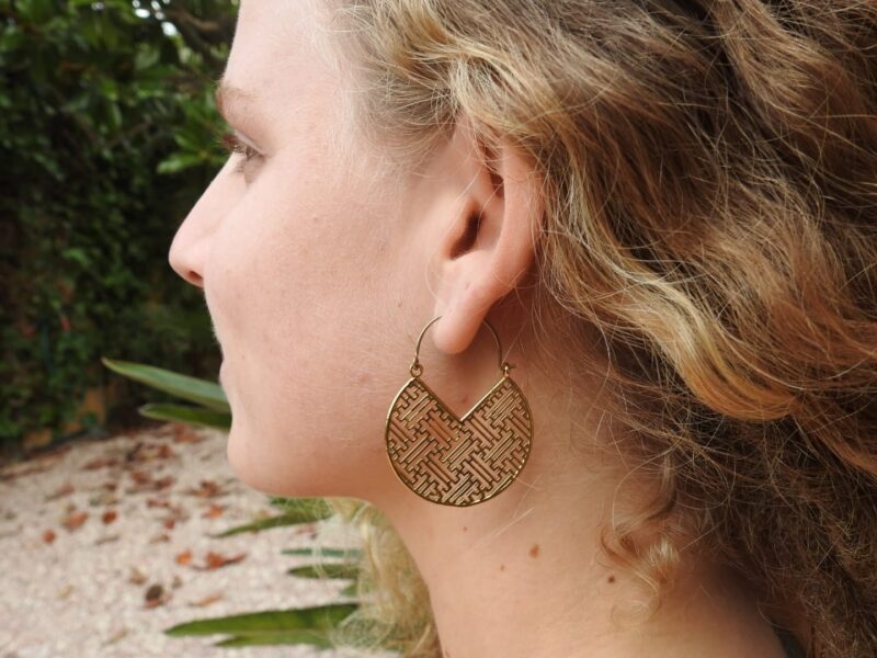 Pendientes perforados