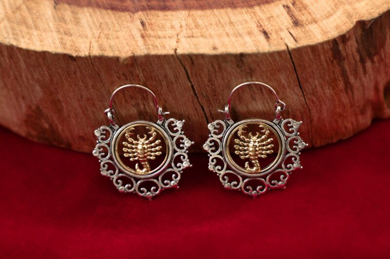 Boucles d’oreilles Scorpion