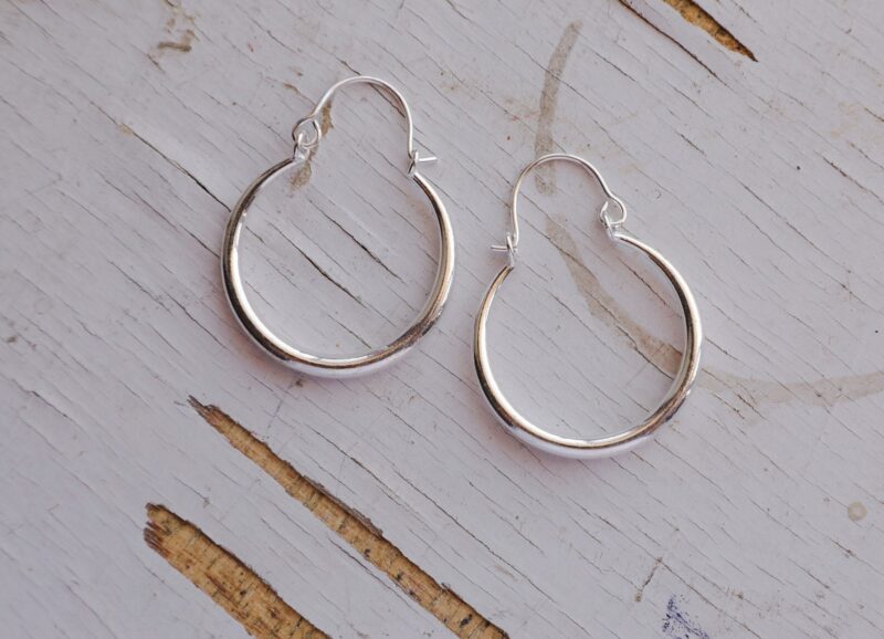 Pendientes de aro tribales