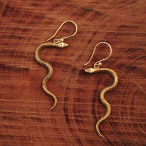 Boucles d’oreilles serpent