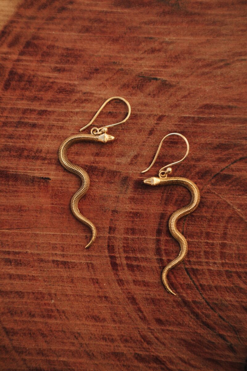 Boucles d’oreilles serpent