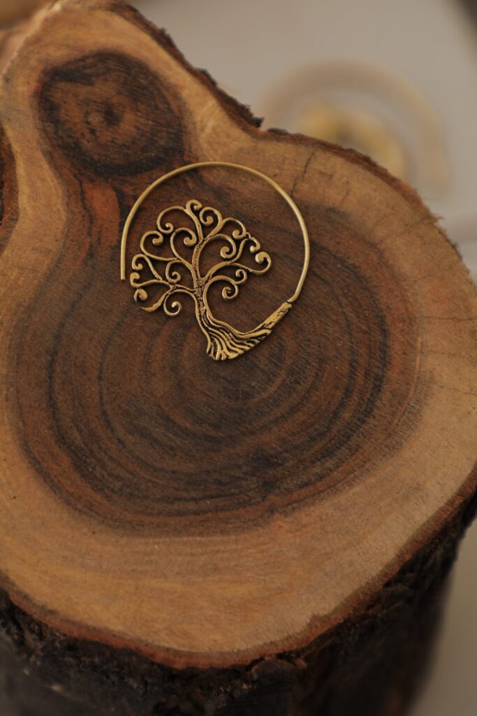 Boucles d’oreilles arbre de vie