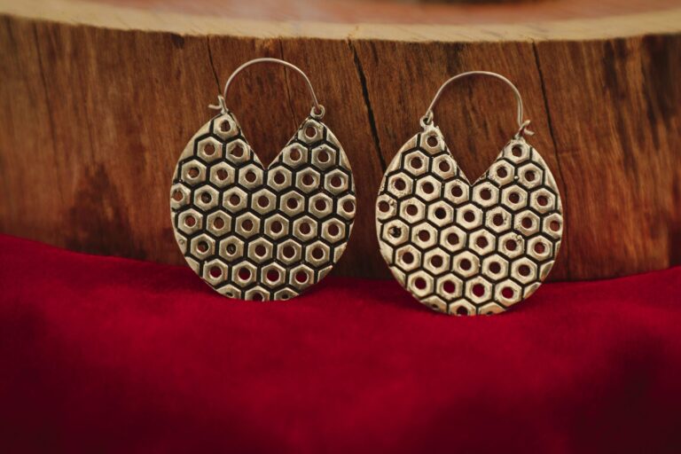 Boucles d’oreilles ruche