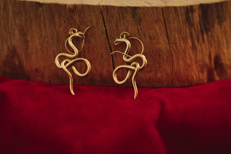 Infinity Serpent Earrings