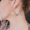 Crescent Hoop Earrings