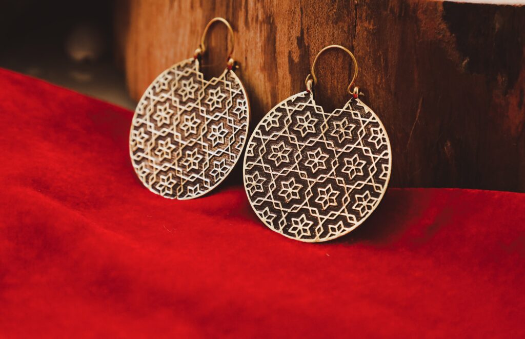 Tribal Hoop Earrings