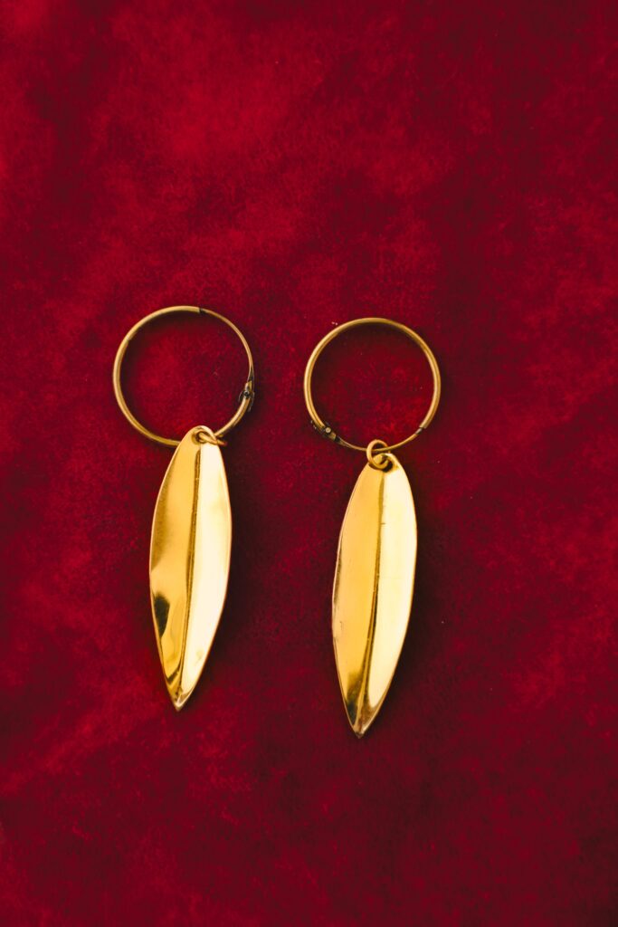 Tribal Leaf Earrings