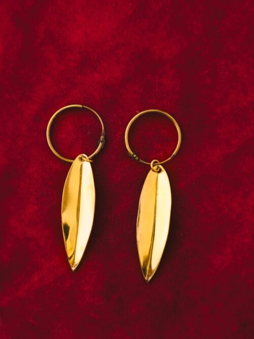 Tribal Leaf Earrings