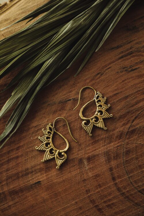 Orecchini ali a spirale