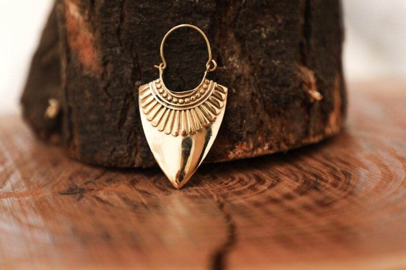 Boucles d’oreilles bouclier