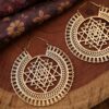 Big Geometric Earrings