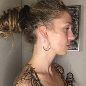 Pendientes de aro tribales